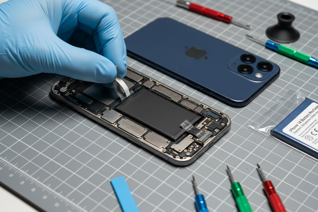 battery iPhone 14 replace